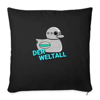 THE WORLD ALL - Fanart - Sofa pillow with filling 45cm x 45cm - black - Front