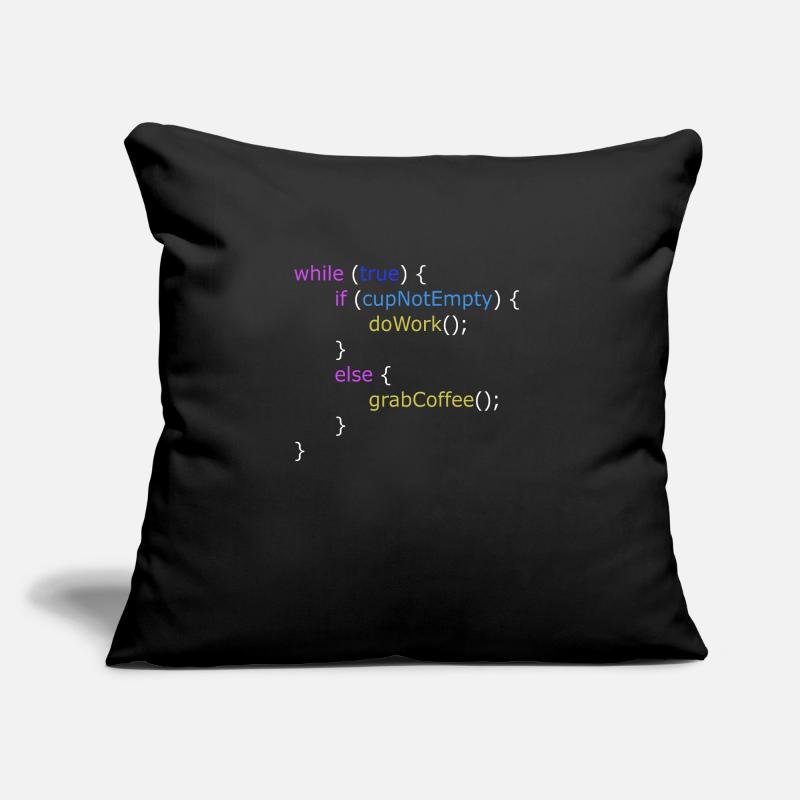 Nerd software computer scientist programmer design Sofa pillow with filling 45cm x 45cm