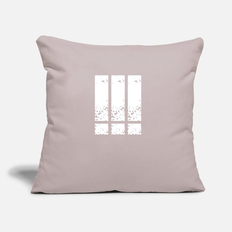 Point d'exclamation, point d'exclamation, point d'exclamation Coussin et housse de 45 x 45 cm