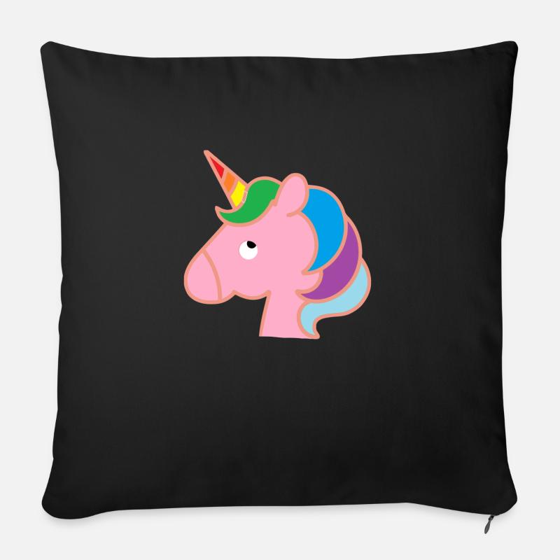 Pony - Sofakissen mit Füllung 45 x 45 cm - Schwarz