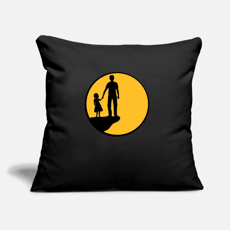 Fille de père de lune Coussin et housse de 45 x 45 cm