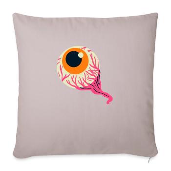 Eye - Sofa pillow with filling 45cm x 45cm - light taupe - Front