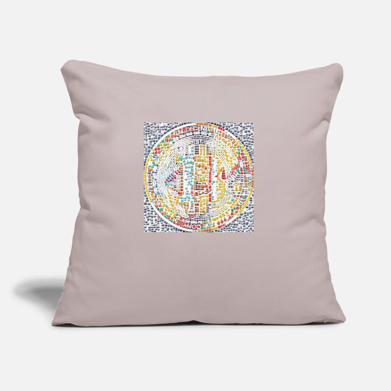 Bitcoin Sofa pillow with filling 45cm x 45cm