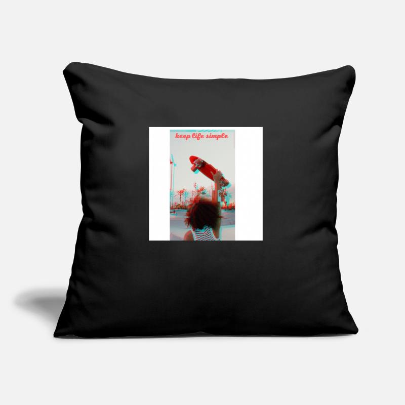 keep life simple Sofa pillow with filling 45cm x 45cm