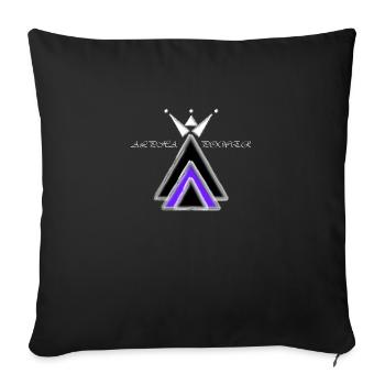 Alpha Power - Sofa pillow with filling 45cm x 45cm - black - Front