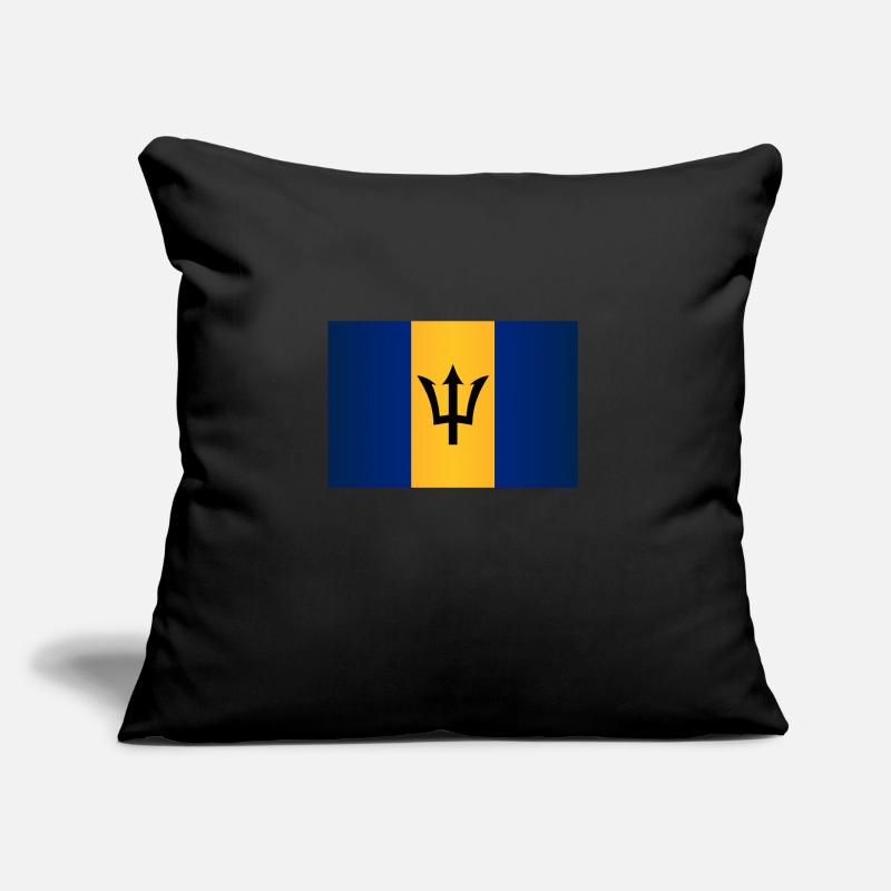 Barbados Flag Sofa pillow with filling 45cm x 45cm