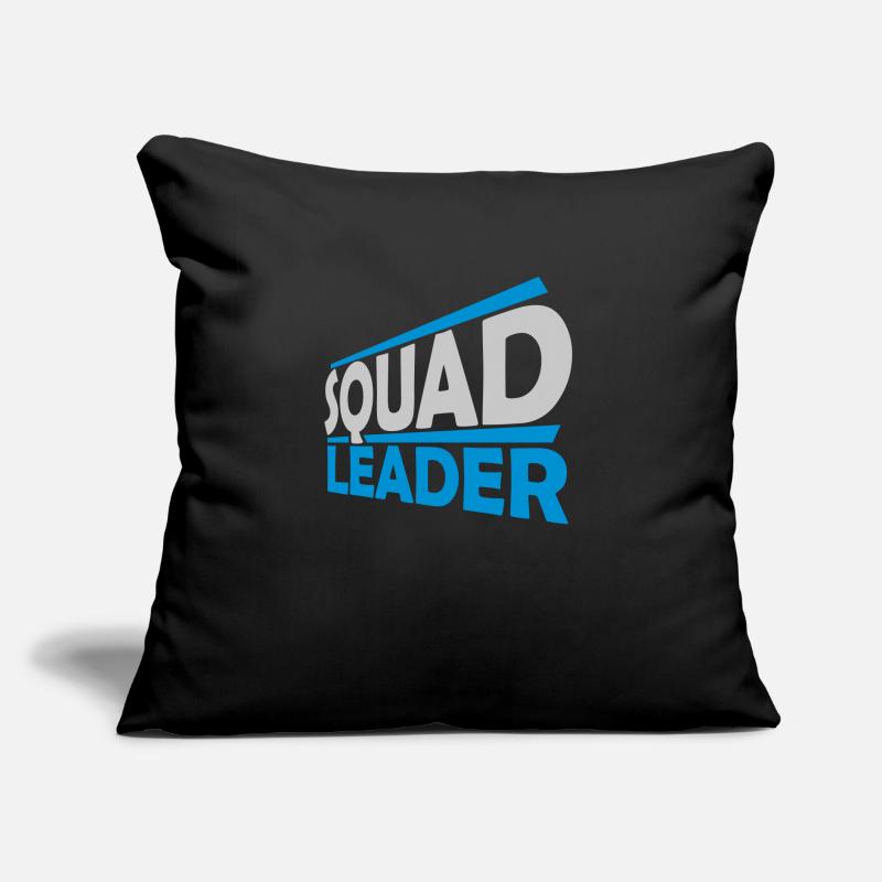Chef de l’escouade du logo de conception Coussin et housse de 45 x 45 cm
