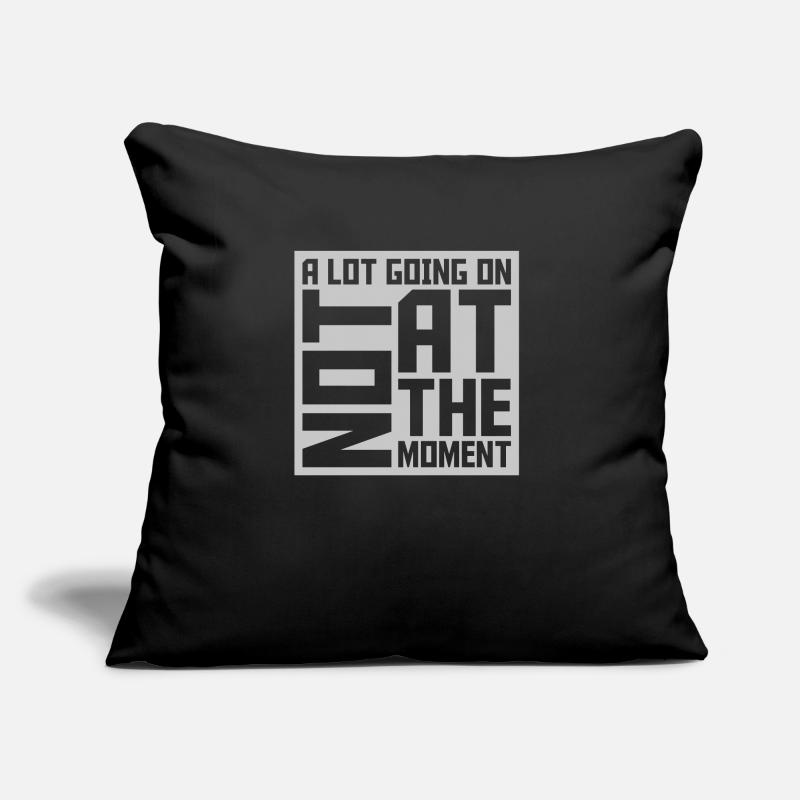 Not much going on Sofa pillow with filling 45cm x 45cm
