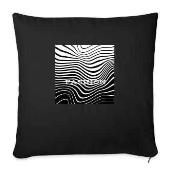 JS Mode - Sofakissen mit Füllung 45 x 45 cm - Schwarz - Vorne