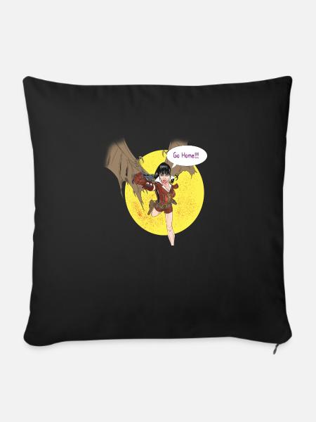 Ella - GoHome!! - Sofakissen mit Füllung 45 x 45 cm - Schwarz
