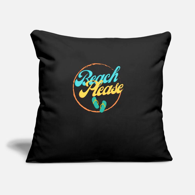 Beach Please Coussin et housse de 45 x 45 cm