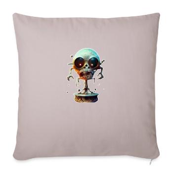 Creepy zombie - Sofa pillow with filling 45cm x 45cm - light taupe - Front