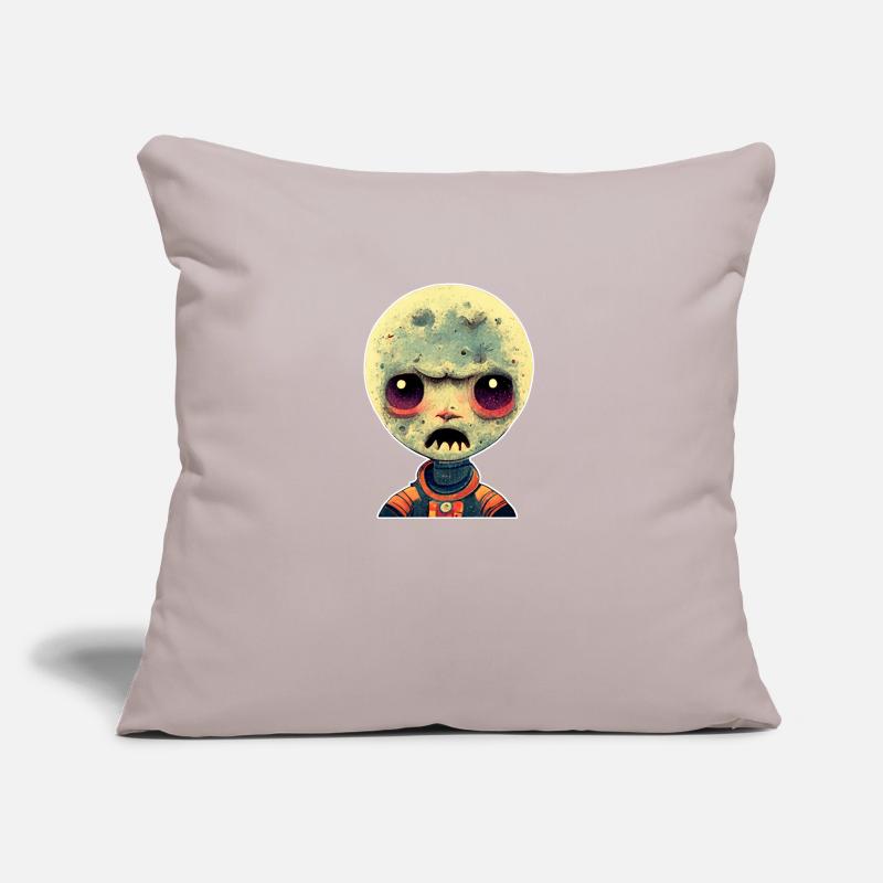 Zombie de l’espace Coussin et housse de 45 x 45 cm