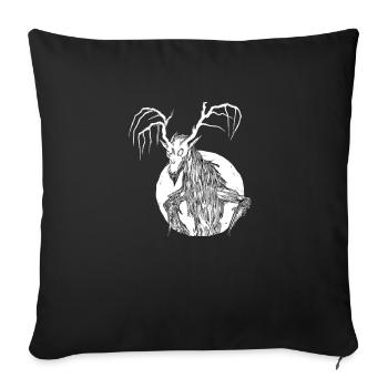 Wendigo2front - Sofakissen mit Füllung 45 x 45 cm - Schwarz - Vorne
