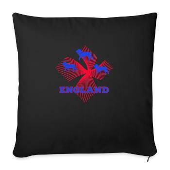 My project 1 8 - Sofa pillow with filling 45cm x 45cm - black - Front
