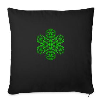 Chronical Logo Tshirt - Sofa pillow with filling 45cm x 45cm - black - Front