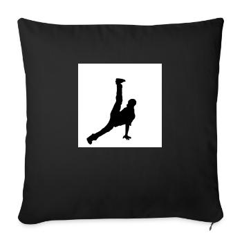 Breakdance - Coussin et housse de 45 x 45 cm - noir - Devant