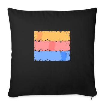 team 7 - Coussin et housse de 45 x 45 cm - noir - Devant