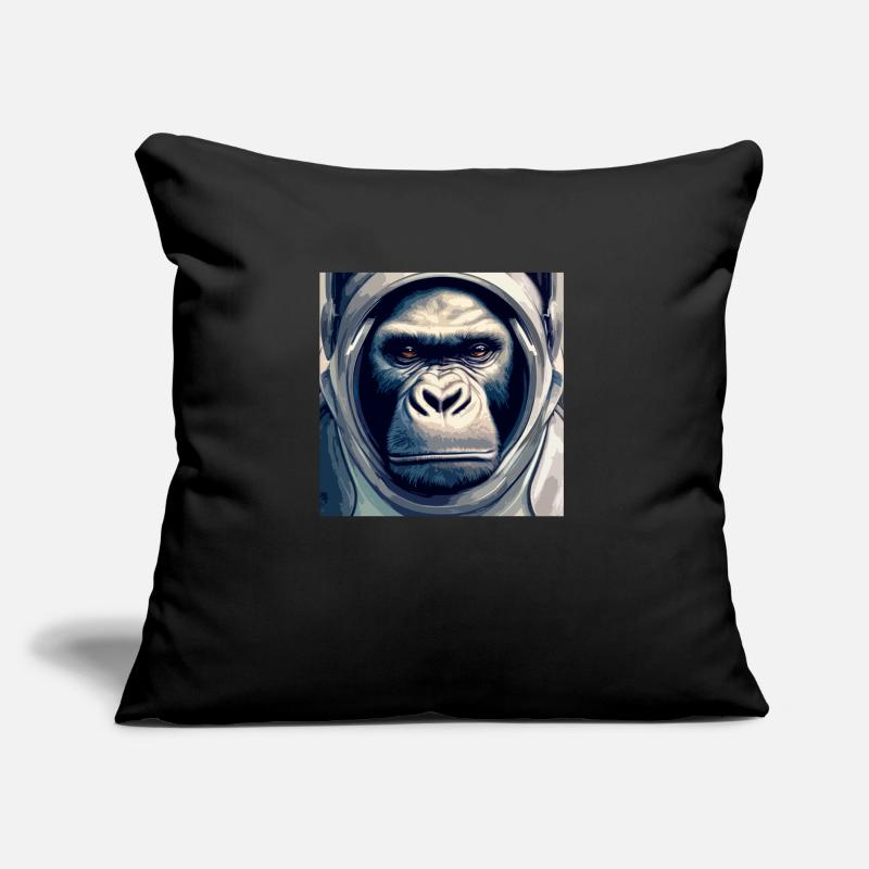 Singe astronaute, avec combinaison spatiale Coussin et housse de 45 x 45 cm