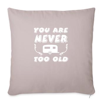 Camping - Coussin et housse de 45 x 45 cm - taupe clair - Devant