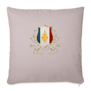 France French Paris France Europe Eiffel Tower - Sofa pillow with filling 45cm x 45cm - light taupe - Front
