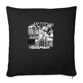 Urbex Germany #2 s/w - Sofakissen mit Füllung 45 x 45 cm - Schwarz - Vorne
