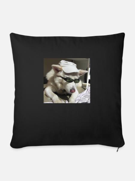 Cohen sehr cool - Sofakissen mit Füllung 45 x 45 cm - Schwarz