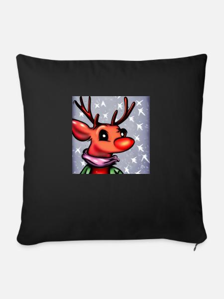 Rudolph - Sofakissen mit Füllung 45 x 45 cm - Schwarz