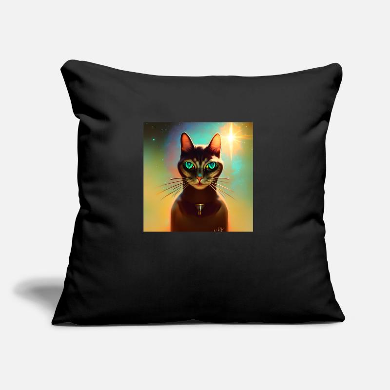 Le chat de l’univers Coussin et housse de 45 x 45 cm