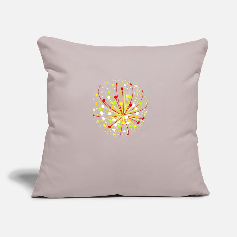 Multi Color Abstract Explosion Sofakissen mit Füllung 45 x 45 cm