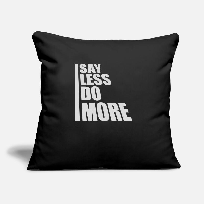 say less do more Sofa pillow with filling 45cm x 45cm