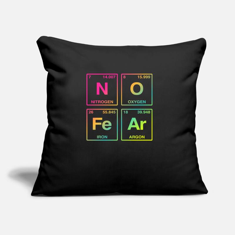 NO FEAR - with elements of the perdiode system Sofa pillow with filling 45cm x 45cm