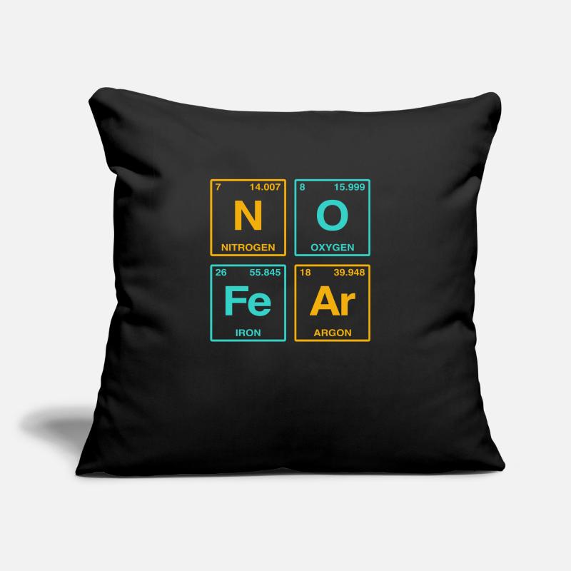 NO FEAR - with elements of the perdiode system Sofa pillow with filling 45cm x 45cm