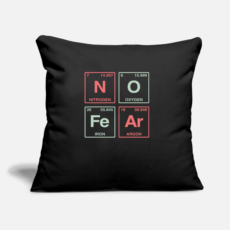 NO FEAR - with elements of the perdiode system Sofa pillow with filling 45cm x 45cm