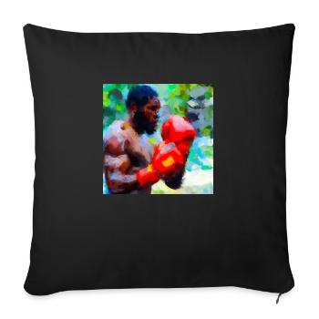 NOBLE ART - Sofa pillow with filling 45cm x 45cm - black - Front