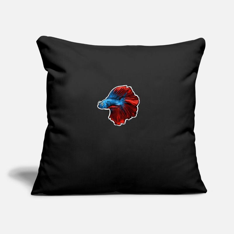 Combattant (Betta splendens) Coussin et housse de 45 x 45 cm