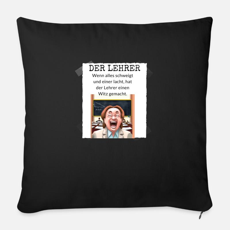 Leher witz - Sofakissen mit Füllung 45 x 45 cm - Schwarz
