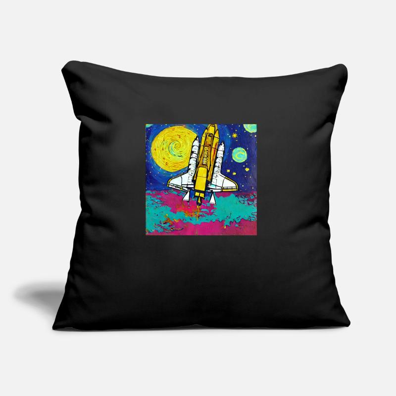 Space Shuttle Van Gogh Sofakissen mit Füllung 45 x 45 cm