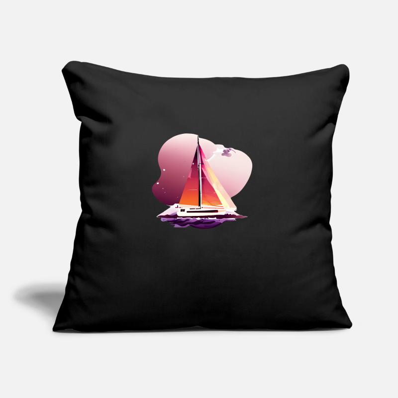 Sailing Sailing Sailing Sailing Sailing Boat Sofa pillow with filling 45cm x 45cm