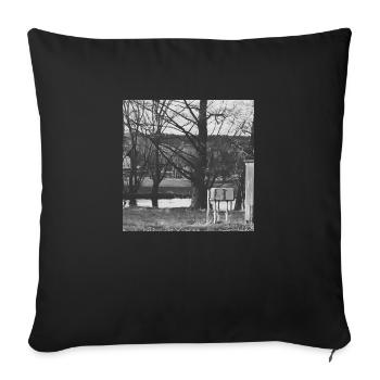 inbound8443706110227535001 - Sofakissen mit Füllung 45 x 45 cm - Schwarz - Vorne