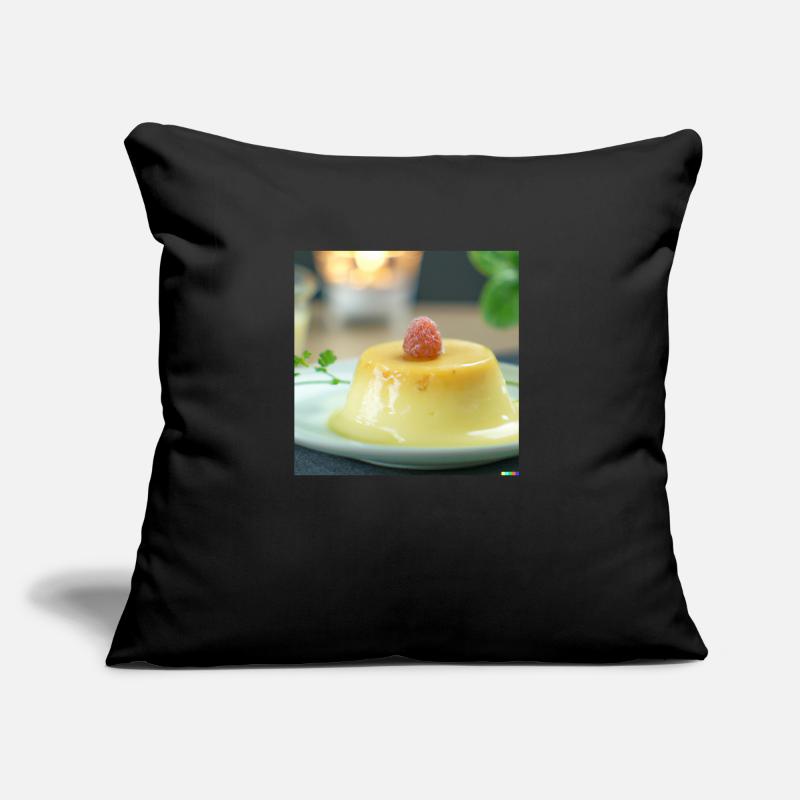 Crème pâtissière dans le pudding Coussin et housse de 45 x 45 cm