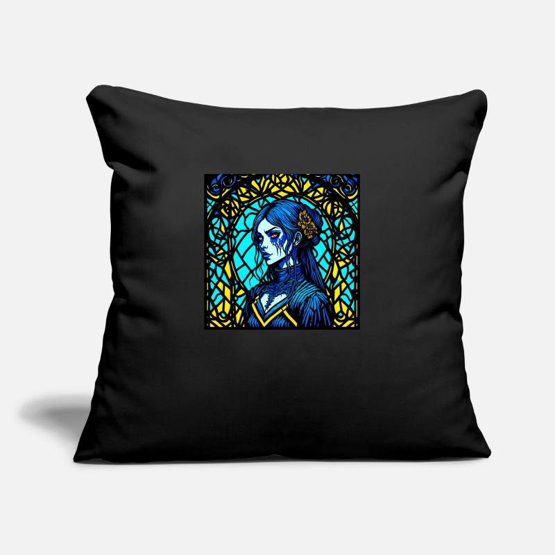 Gothic-Mädchen Sofakissen mit Füllung 45 x 45 cm