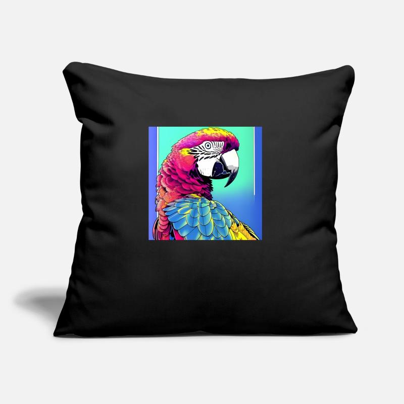 Ara néon Coussin et housse de 45 x 45 cm