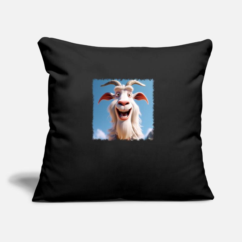 Cool goat Sofa pillow with filling 45cm x 45cm