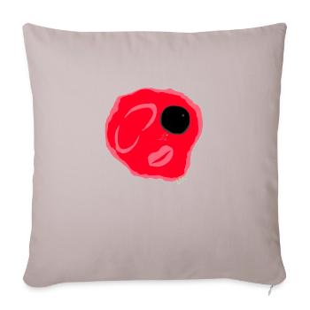 Œuf au plat de Jess le Dragon - Coussin et housse de 45 x 45 cm - taupe clair - Devant