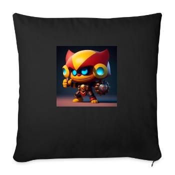 Dota2 new hero - Sofakissen mit Füllung 45 x 45 cm - Schwarz - Vorne