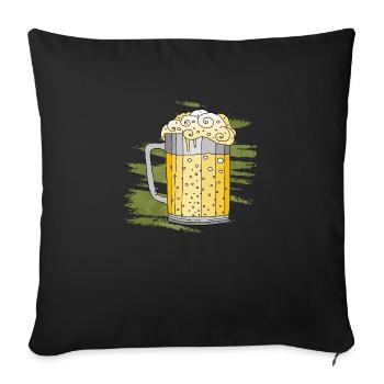 Mug - Coussin et housse de 45 x 45 cm - noir - Devant