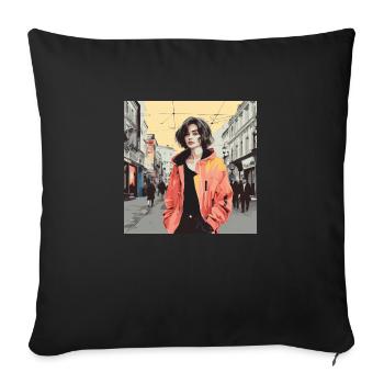 That one Girl - Sofakissen mit Füllung 45 x 45 cm - Schwarz - Vorne