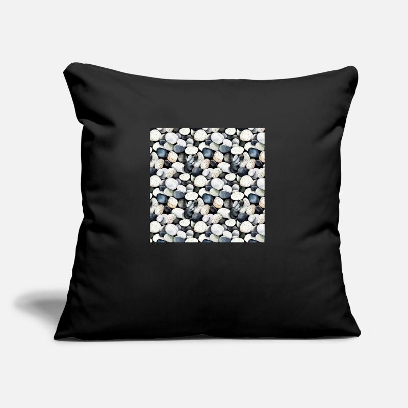 Smooth Stones Seamless Pattern Gemstones Polished Sofa pillow with filling 45cm x 45cm