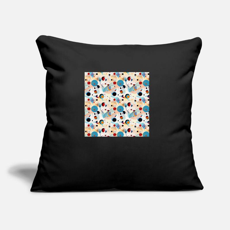 Abstract Seamless Pattern Shapes Lines Modern Art Sofa pillow with filling 45cm x 45cm